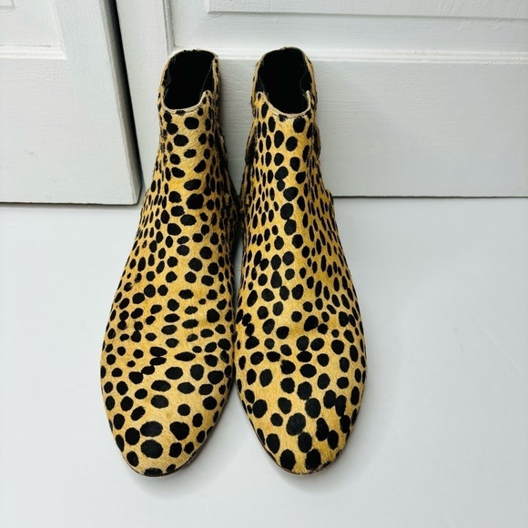 LOEFFLER RANDALL Indie Chelsea Haircalf Slip On Booties Size 7 - Picture 4 of 10